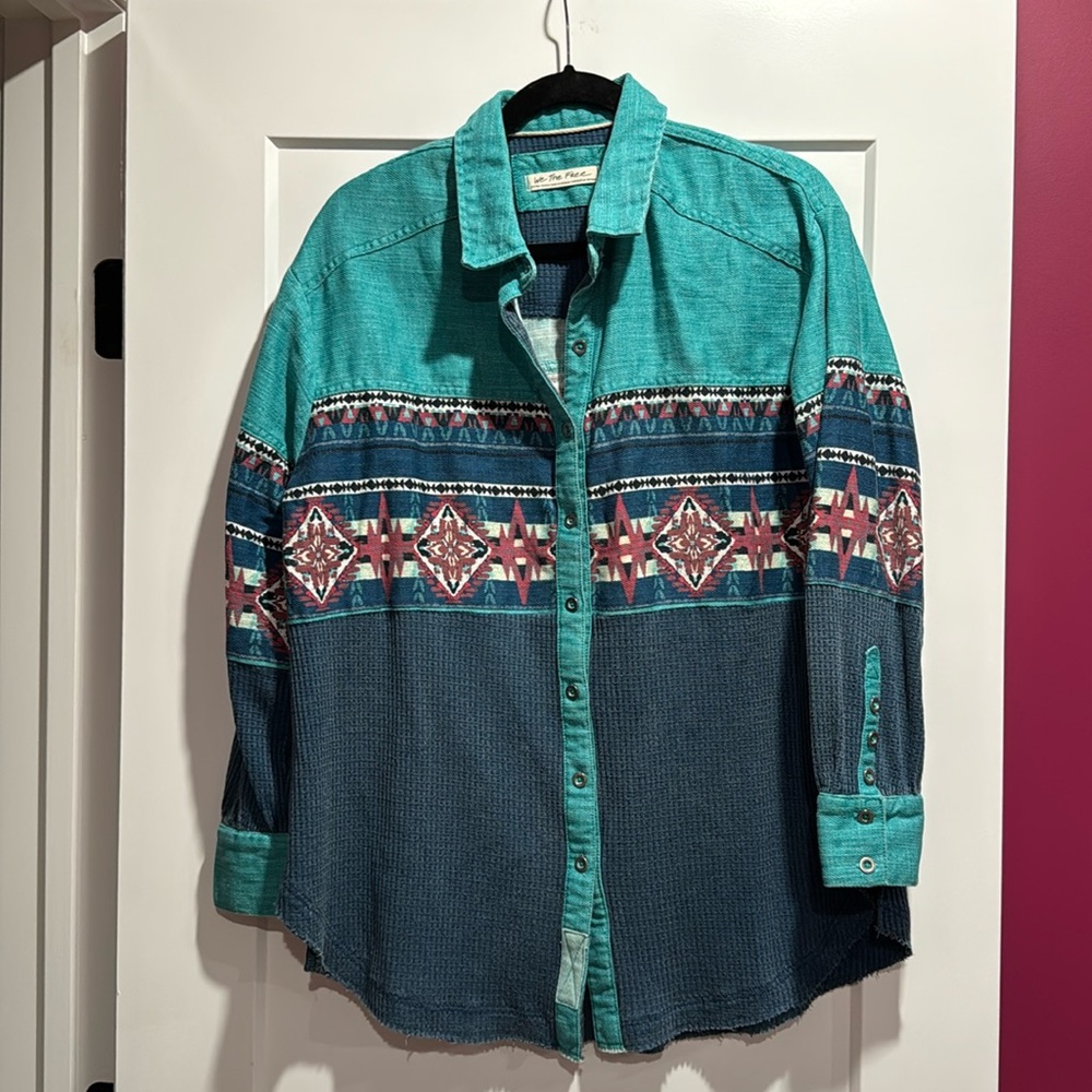 We the Free by Free People oversized tunic shirt. Size XS